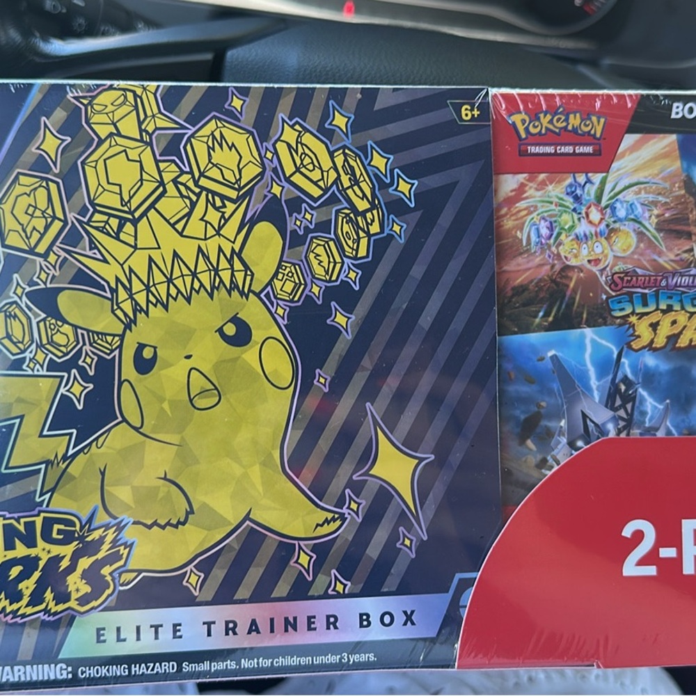 Pokemon scarlet & violet surging sparks bundle 2 pack